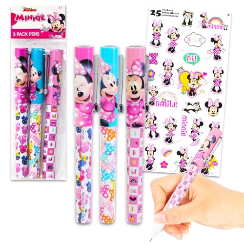 Stylos à bille Minnie Mouse pour enfants et adultes fournitures