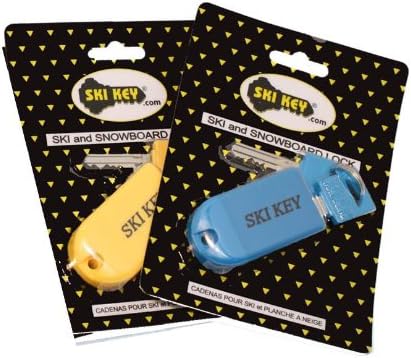 Ski & Snowboard Locks (Keyed The Same) Family 2 Pack (Assorted)