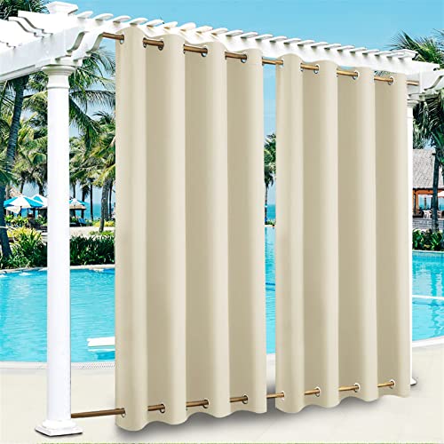 Wasserdichte Outdoor-Vorhänge für Terrasse, Sonnenlicht,...