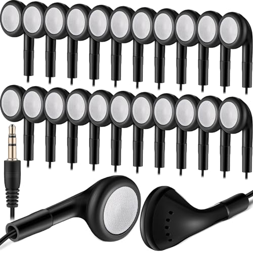 Kanayu 200 Pack Earbuds Bulk Earphones for Classroom...