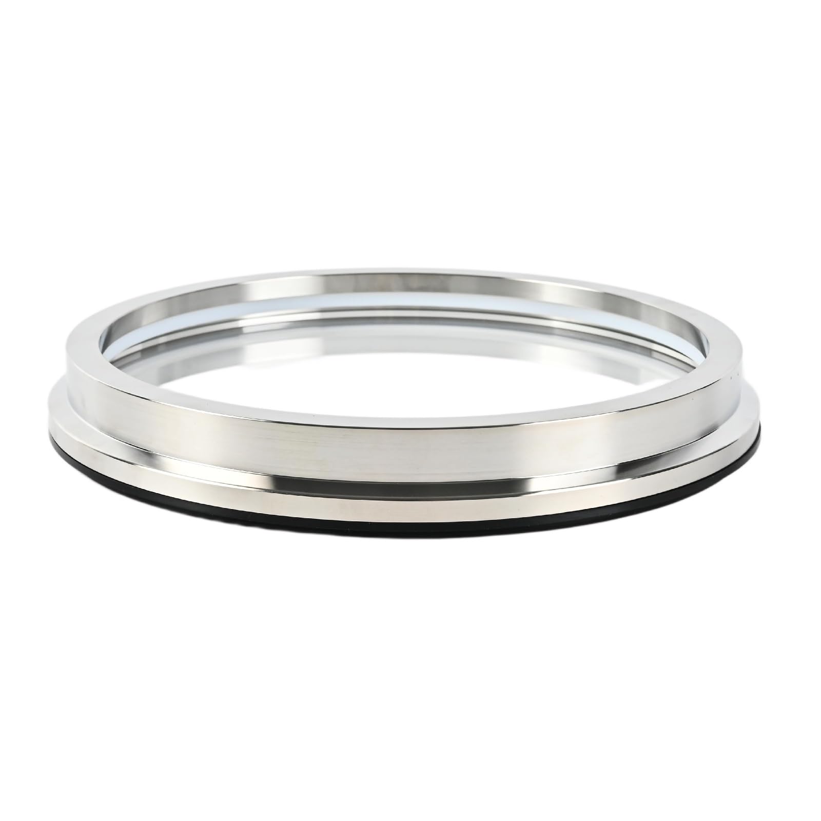 Hublot de contrôle Tri Clamp 16,7 cm inox 316 rigide verre plat