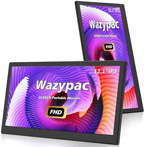 Amazon.com: TJICHIHEAT Portable Monitor 12.1 Inch - USB C Travel ...