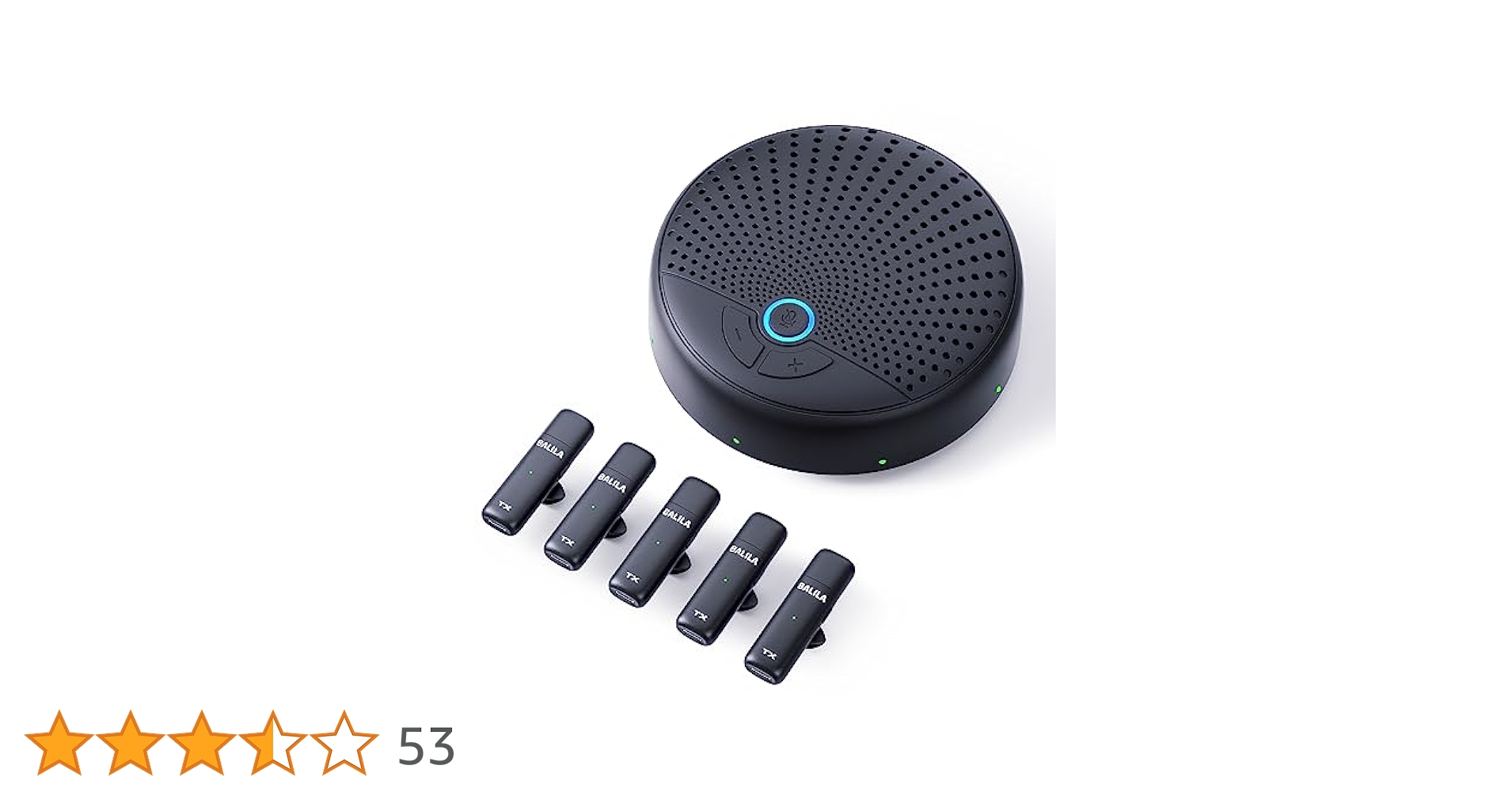 BALILA会議用マイクスピーカー ワイヤレススピーカー 楽天市場】BALILA会議用マイクスピーカー 10つのクリップマイク