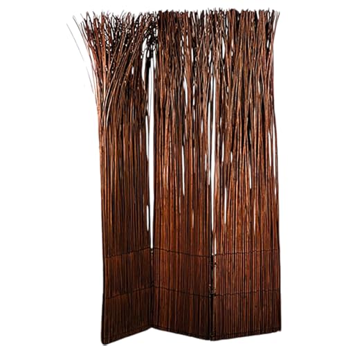 DESIGN DELIGHTS PARAVENTO Nature | 160x120 cm (AxL), Legno di salice, Marrone | divisorio per Ambienti, Parete divisoria, paravanti, paravant