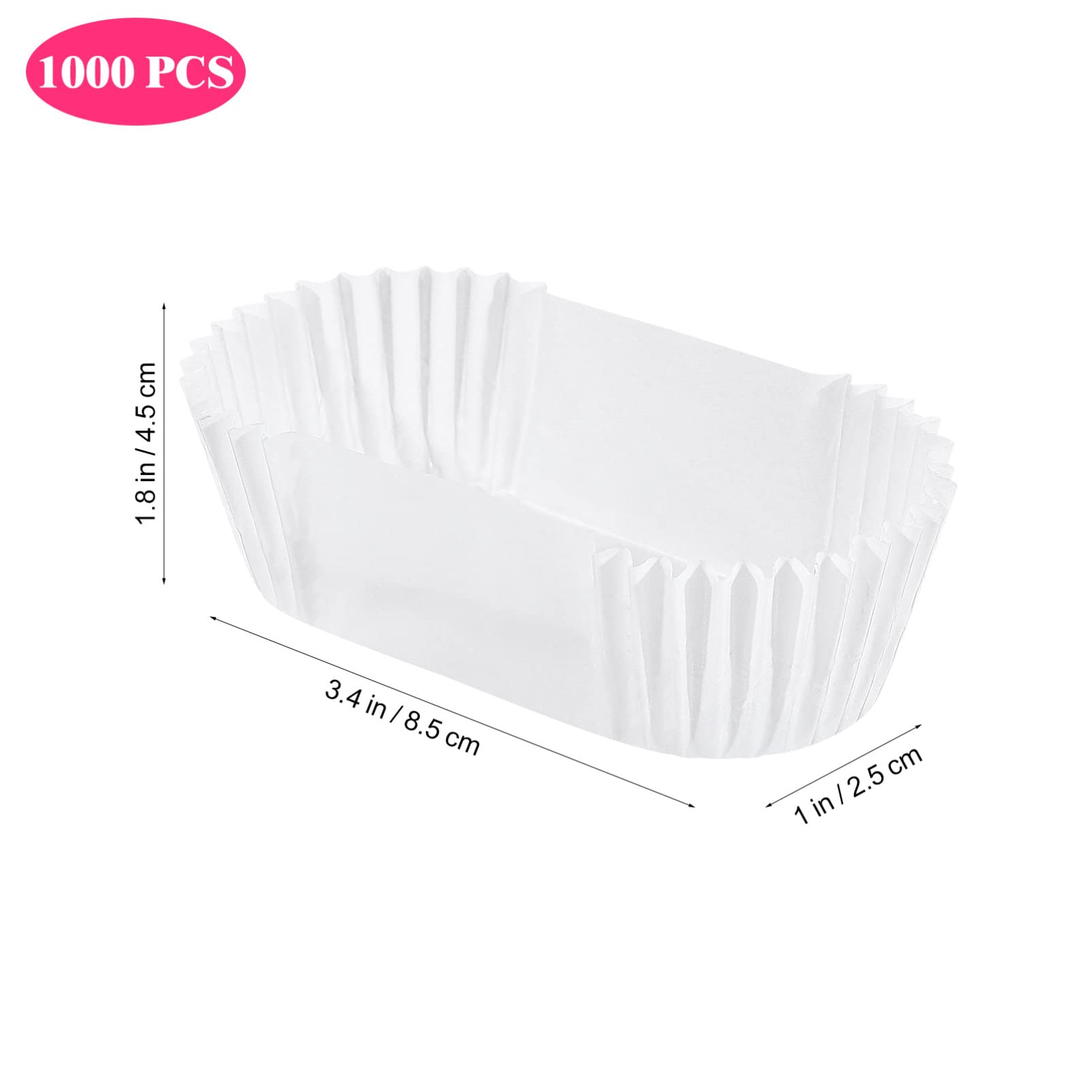 Custodie per cupcake di Natale, tazze da forno, 1000 pezzi pirottini di carta ovali for torte vassoi di carta for torte involucri di carta for alte temperature rivestimento antigrasso pirottini di car