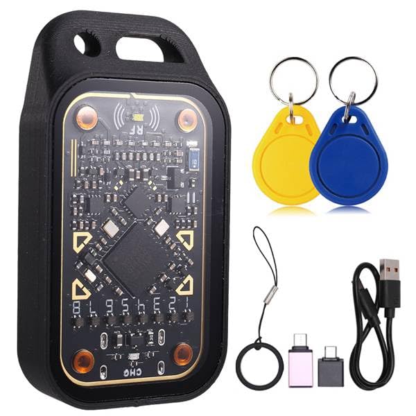Chameleon Ultra Plus UID/CUID RFID Smart Card Emulator 13,56M 125Khz IC ID Karte Dekodierung Rücksetzen + Automatisches Abfragen + Schlüsselanhänger
