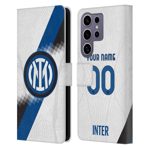 Coque Inter Milan pour Samsung Galaxy S25 Ultra étui portefeuille en cuir personnalisé