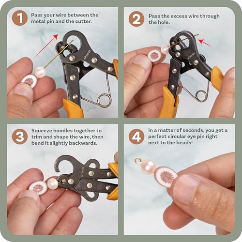Image of The Beadsmith Original One Step Looper | Create and Trim Consistent 2.25 mm Loops for Jewelry Making, Use With 24-18g Craft Wire (Patented)