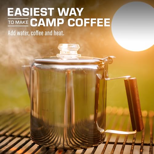 COLETTI Bozeman 6-Cup Stainless Steel Percolator