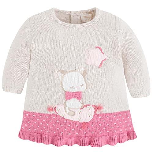 Mayoral Newborn Baby Girl Kitty Cat Sweater Dress