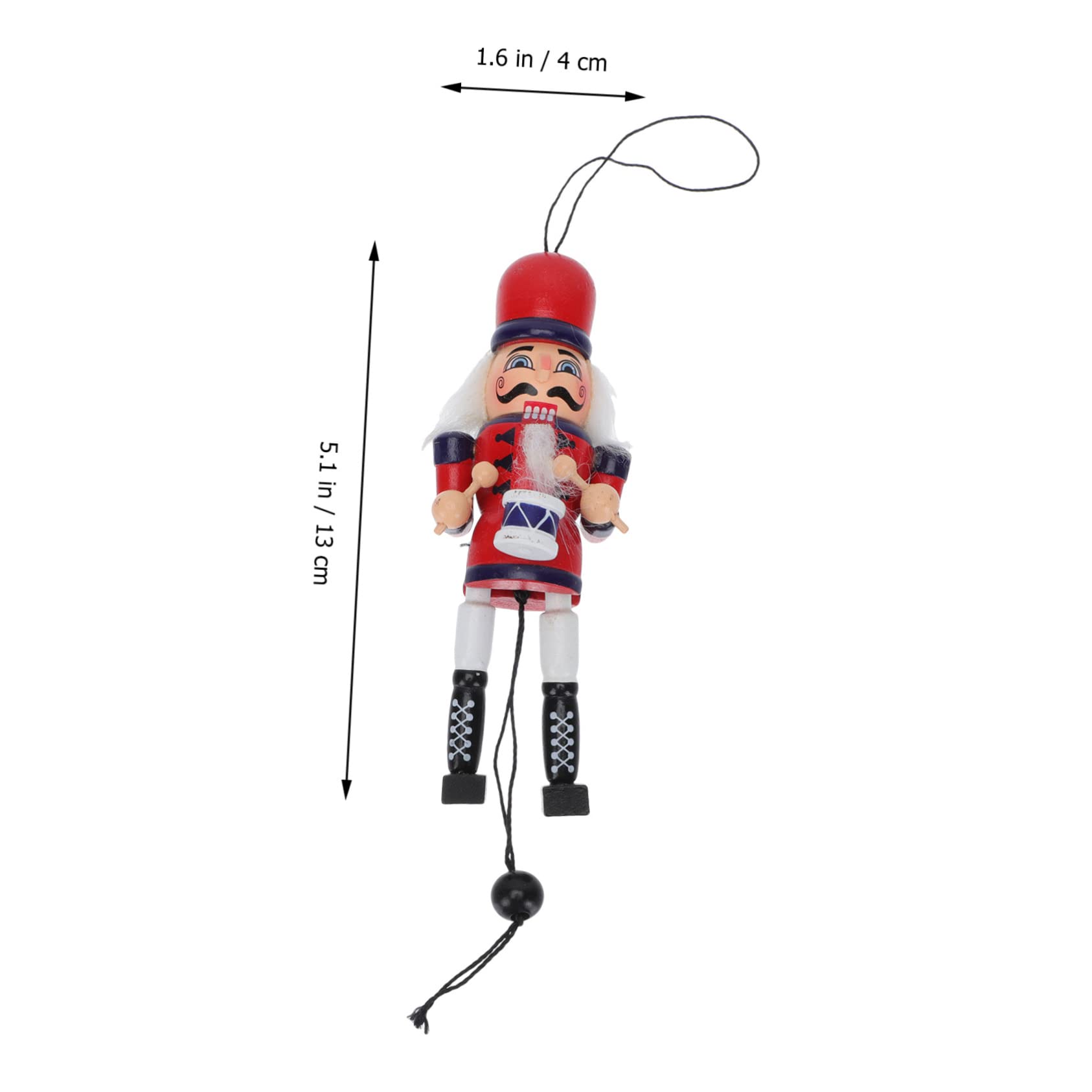 Cabilock 3 Set Schiaccianoci Peluche Bambola Parlante Bambola Rinata Da Spiaggia Legnosa Accessori Per Bambole Passeggino Per Bambole Mostro Colorful Di Legno 3 Pezzi * 3