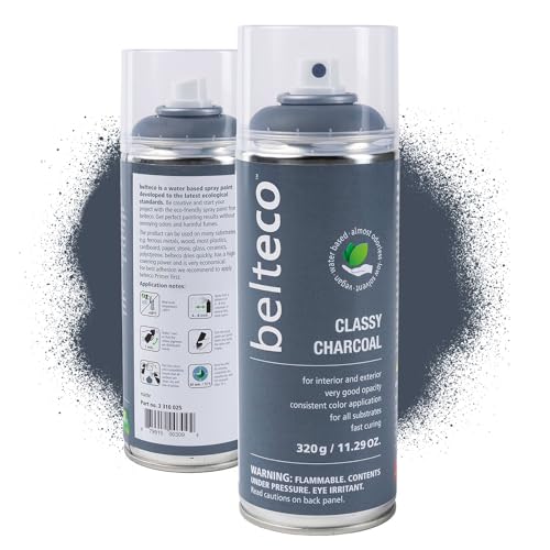 Image of Classy Charcoal Spray Paint | Water-based Light Black Spray Paint