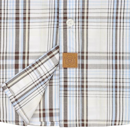 Image of Dubinik Mens Short Sleeve Button Down Shirts Soft Breathable Summer Vintage Regular Fit Lightweight Men's Casual Shirt
