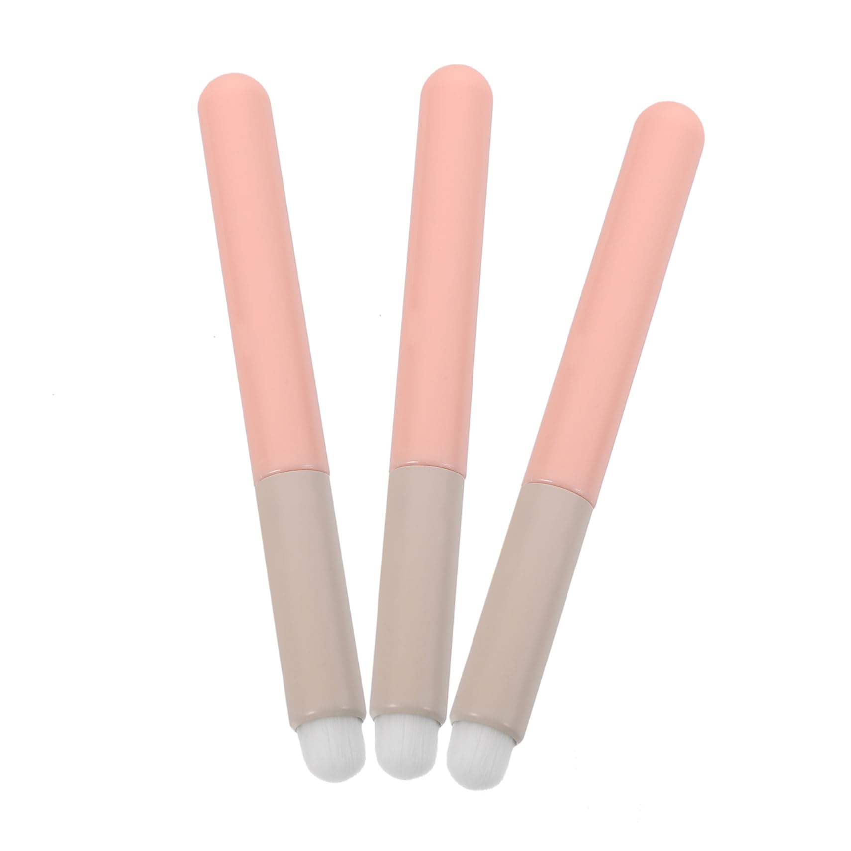 Baluue Travel-sized Lip Brush Applicators 3 Pack Lipstick Lip Gloss Lipstick Applicator Women's Makeup Brush for On-the-go