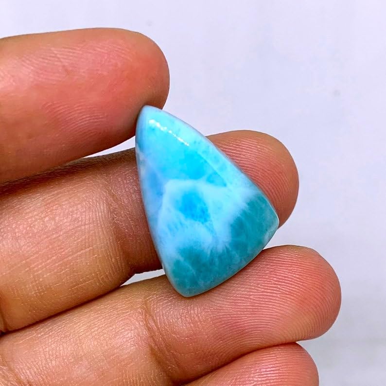 Larimar de forme triangle pour créer vos bijoux de vacances d'été - 2