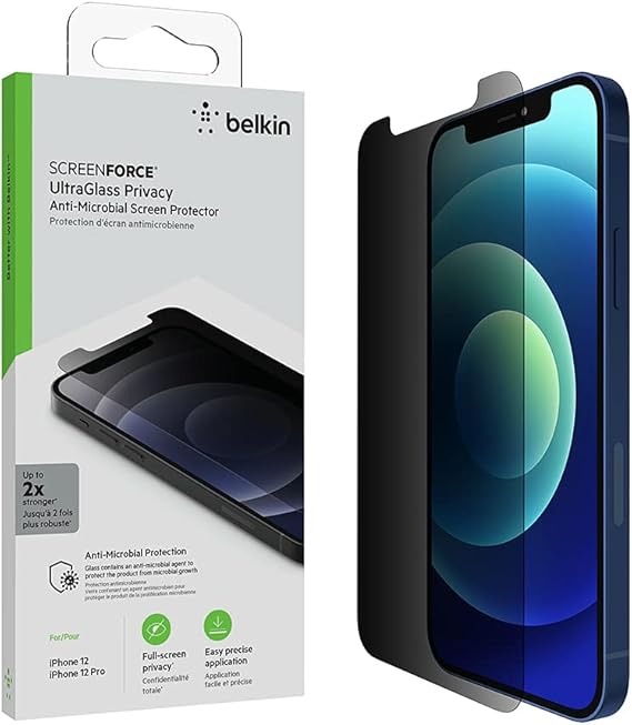 Belkin ScreenForce UltraGlass iPhone 12/12 Pro, Privacy