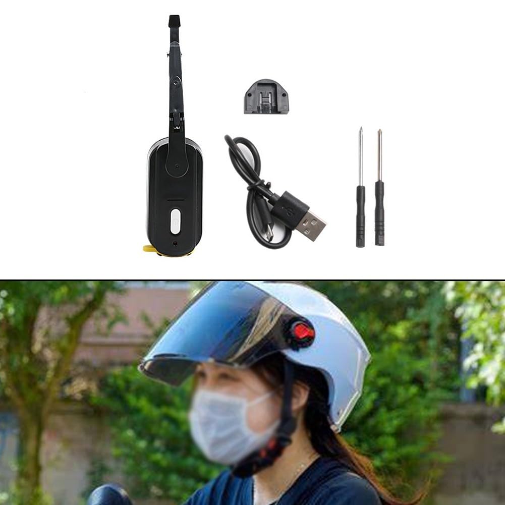 Tergicristallo Casco per moto Ricaricabile Impermeabile 170°(800mAh)