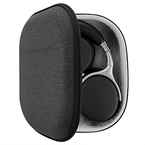 Geekria Shield Headphones Case Compatible with Bose, JBL, Sony, Soundcore Headphones, Replacement Protective Hard Shell Travel Carrying Bag with Cable Storage (Dark Grey)
