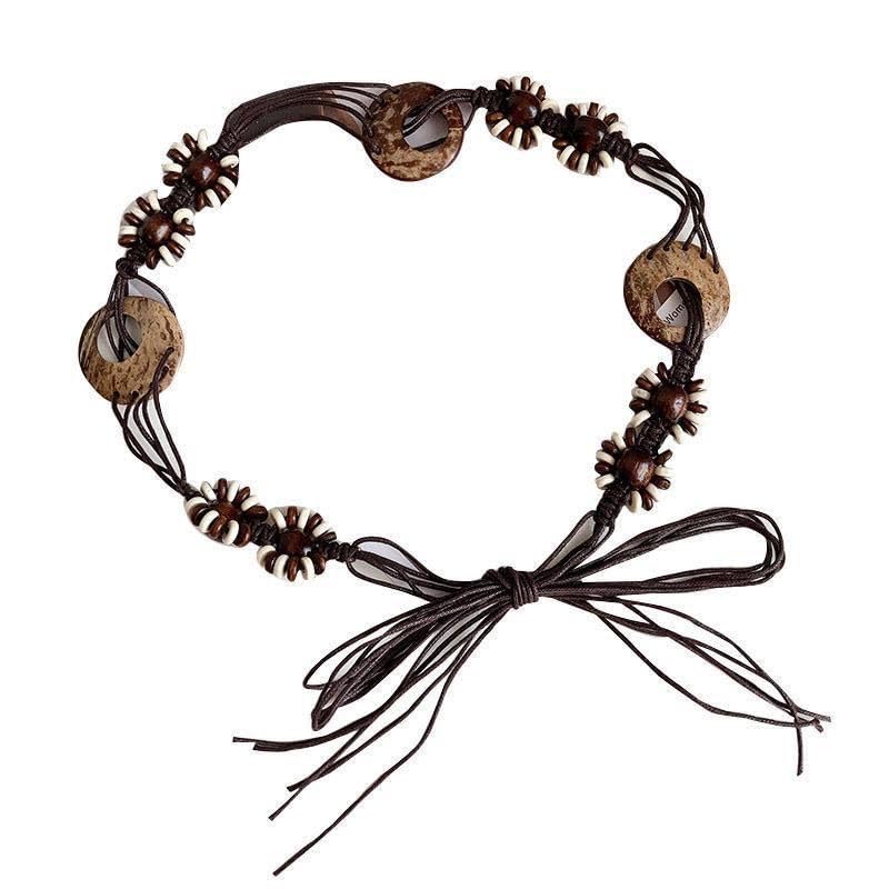 fulaida Women's Braided Waist Rope Ethnic Leather Belt Waist Chain for Dresses and Tunics-picture-38
