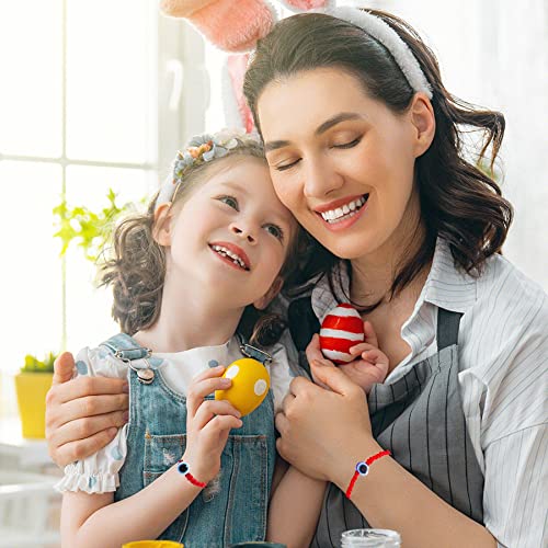 Evil Eye Bracelet Adjustable Lucky Red String Kabbalah Protection Bracelet Mommy and Me Matching Bracelet Set for Family boys girls3