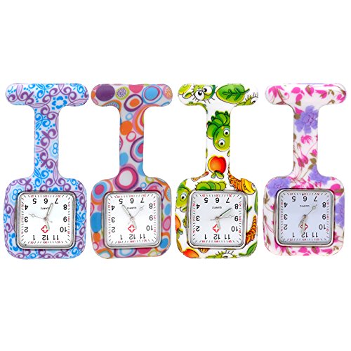 JSDDE - Set di 8 orologi quadrati da infermiere/a