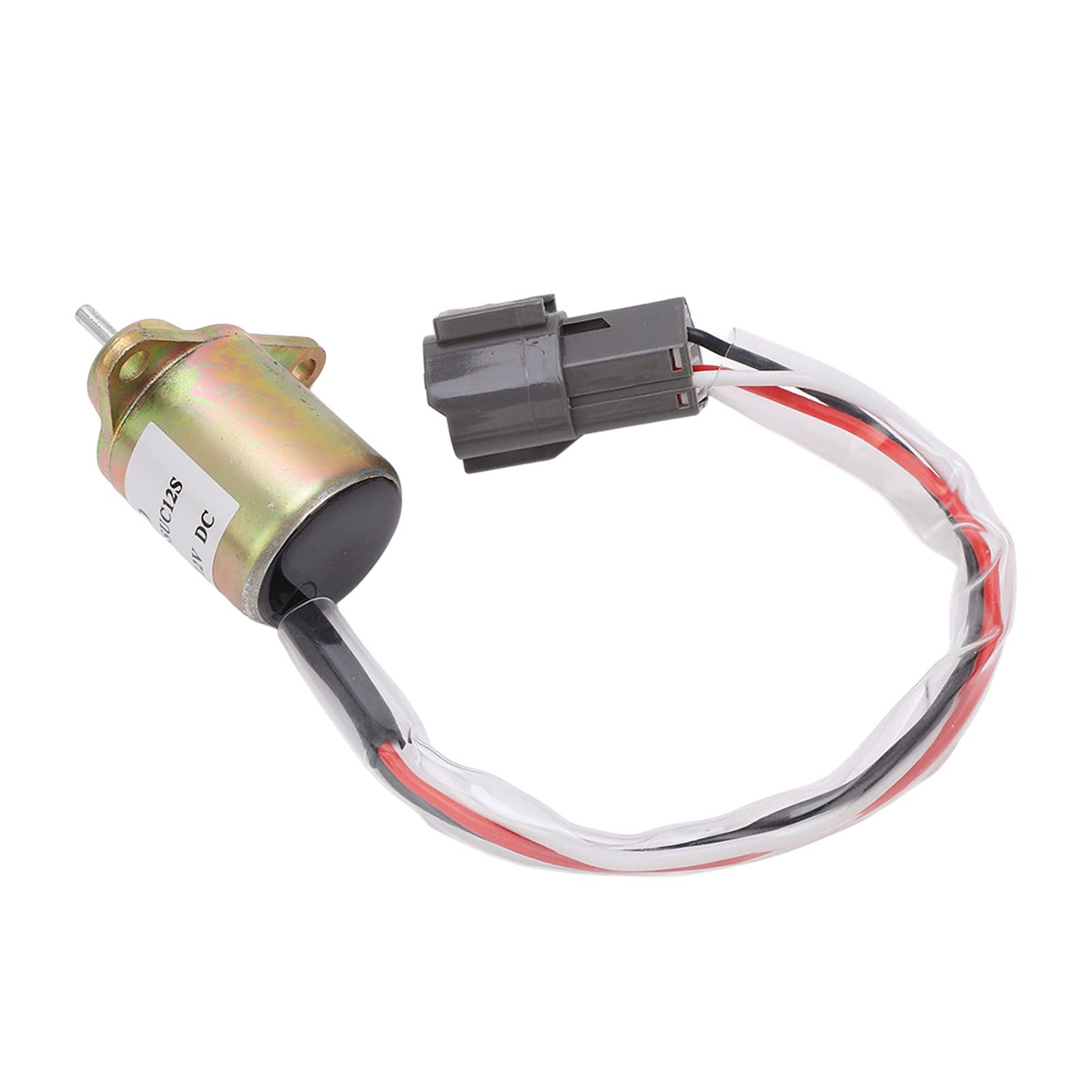 ciciglow Valvola Solista in Lega di Alluminio Datata 12 V Controllo Flameout di Arresto del Carburante per 119233-77932, Facile Installazione