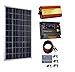 Price comparison product image ECO-WORTHY 100 Watt 12V Solar Panels Kit + 20A Charge Controller + 1000W Power Inverter for Off-Grid 12 Volt Battery System