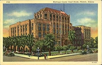 Maricopa County Court House Phoenix, Arizona AZ Original Antique Postcard 1956