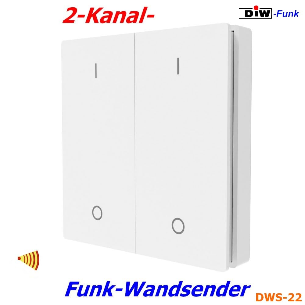 Funk-Sparset PD-510-2 x Funk-Stecker DSR-2300 + Doppelwandsender DWS-22 von DIW-Funk
