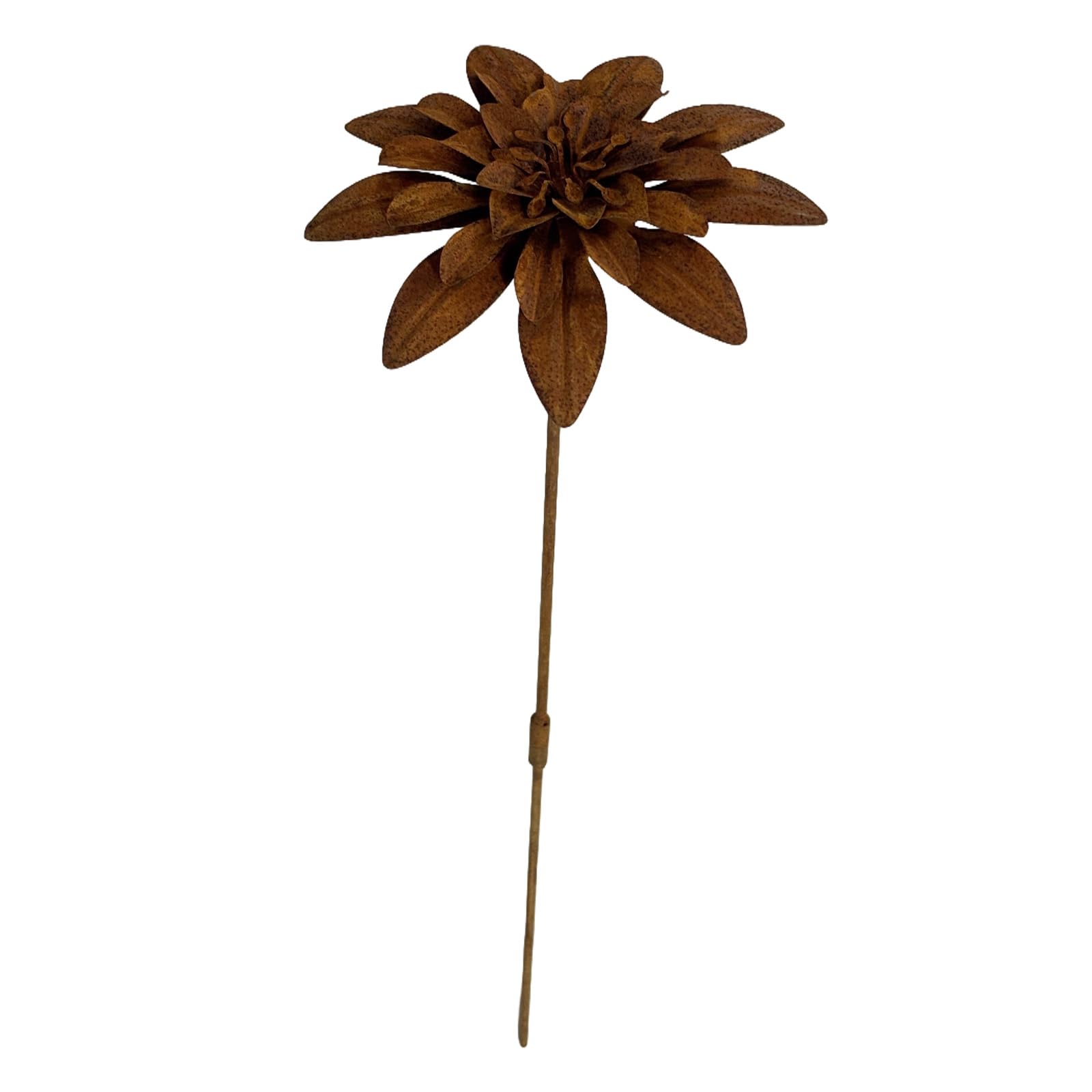 Rustic Metal Coneflower Garden Stakes 14x4 Inch Rustic Iron Daisy Stake