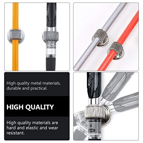 NUOBESTY Porta-Clipe de Caneta 12Pcs Porta-Lápis Autoadesivo Com Alça de Mola Ajustável Colada No Qu