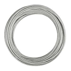 GENHAKON 115Ft Edelstahl Drahtseil 7X19