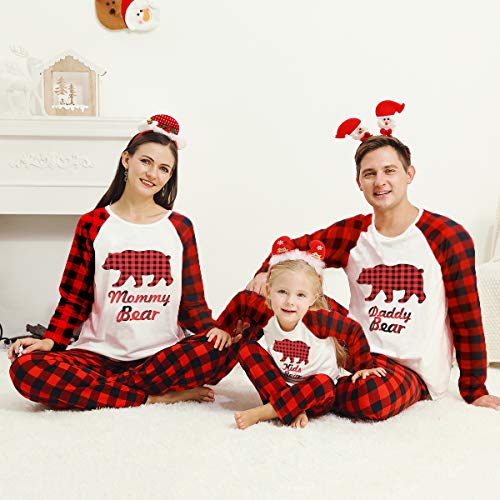 Matching Family Pajamas Set Christmas Pants Cotton Pjs Set Bear Pajamas for Family2