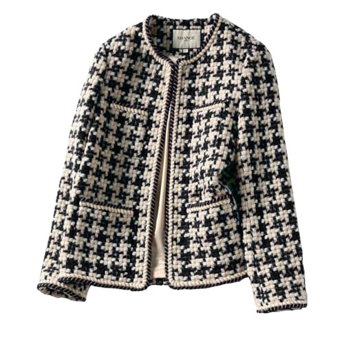 Donna Blazer Slim Fit Maniche Lunghe Moda Giacca Casual da