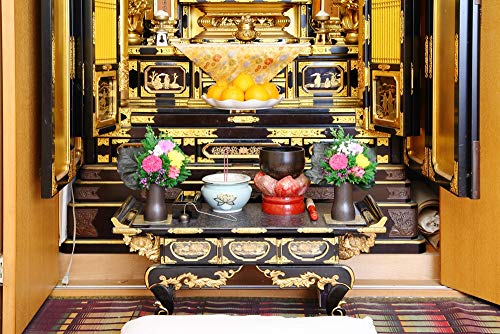 Hirakawa Qt-321 Preserved Flower Buddhist Altar Arrangement, L, Fresh Flowers #TOP6