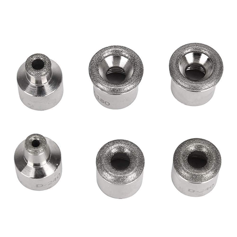 6 punte di ricambio per microdermoabrasione diamantata, per dermoabrasione, misura universale, 0,55" Fit aspirazione Microderm, viso professionale, cura della pelle, salone domestico