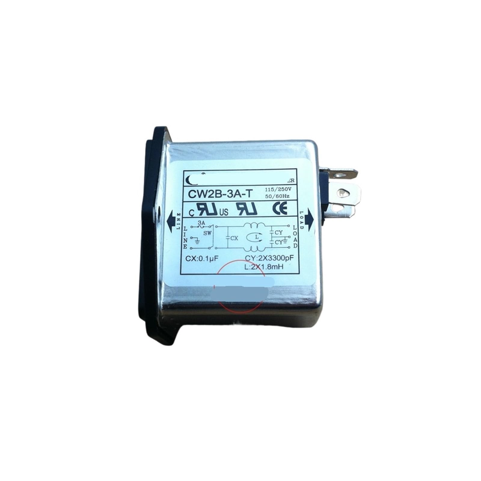 Interrupteur à fusible CW2B-3A-T contre les parasites et surtensions