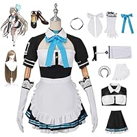 一之瀬アスナ メイド コスプレ衣装 Amazon.co.jp: [エルフ森林] 一之瀬アスナ コスプレ 衣装 ブルー