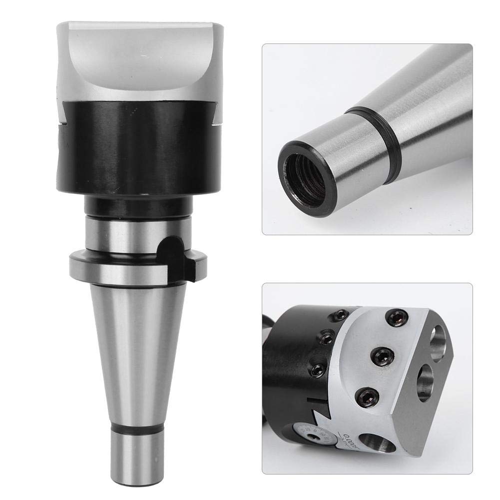 Hohe Härte 12 Stück Ausgezeichnete Härte CNC-Fräswerkzeug-Kit-Set, Bohrstange, Zähigkeitsbohrmaschine Bohrkopf CNC-Fräsmaschine für das CNC-Fräsen(NT40-F1-18-12PCS)