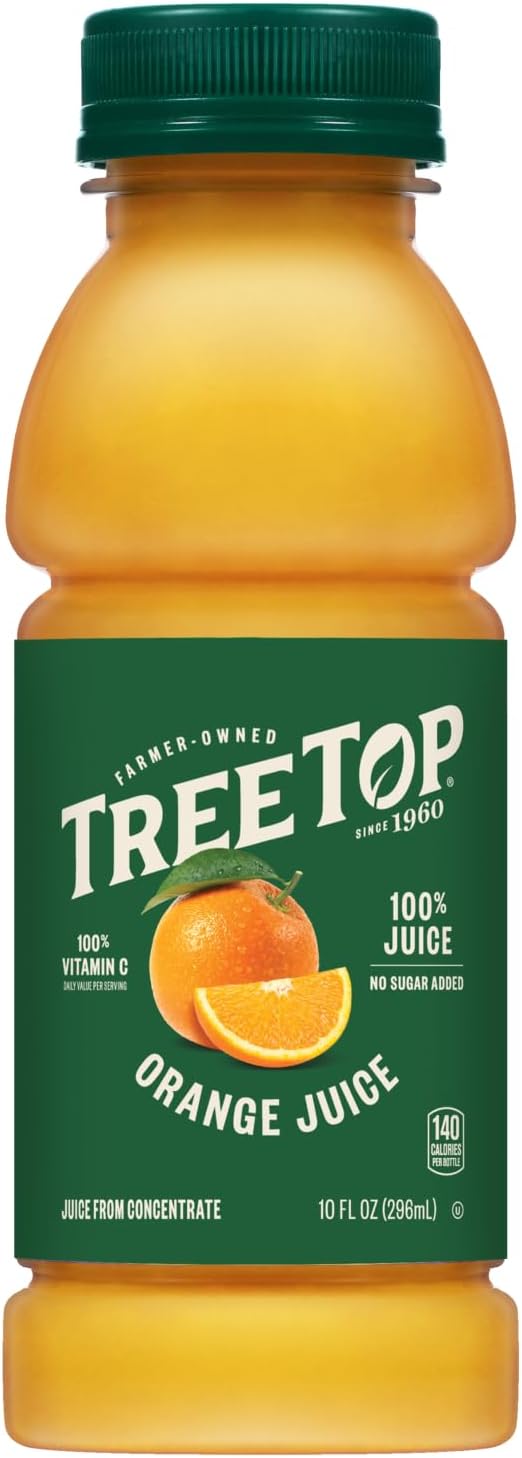 Tree Top 100% Orange Juice, 10 Fl oz. (Pack of 24)