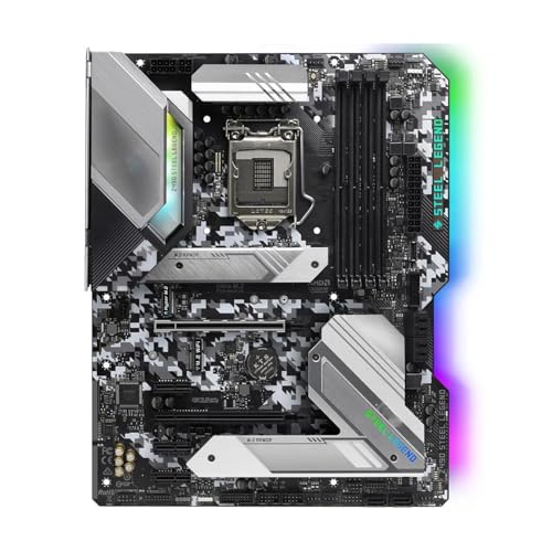 Fit For ASRock Z490 Steel Legend LGA 1200 Intel SATA 6Gb/s ATX Motherboard