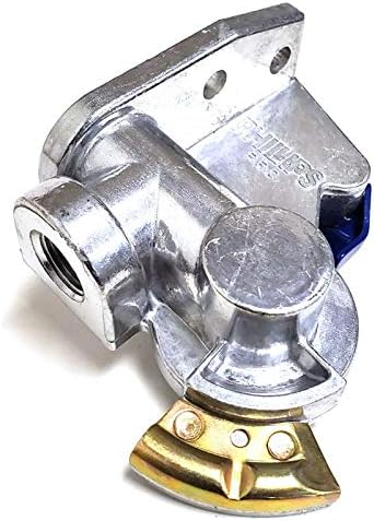 (PHI12-136) Blue Service Air Gladhand 38D Angle Mount 3/8" Female Pipe Works with Tractor/Trailer