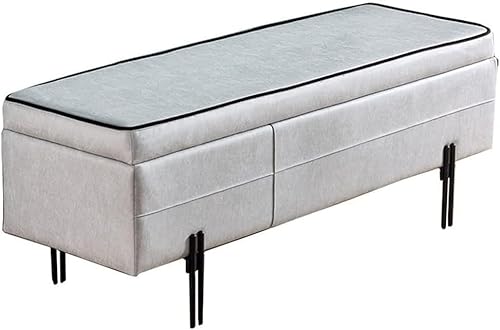 Reposapiés otomano rectangular con asiento