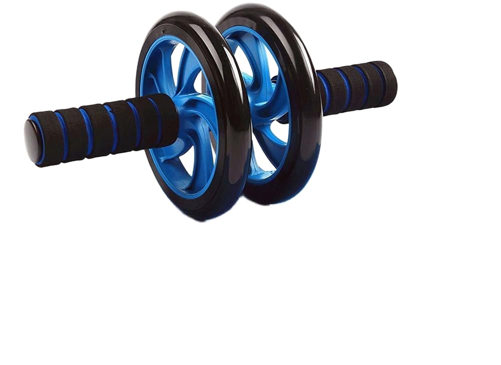 Anti Skid Double Wheel Total Body AB Roller Exerciser for Abdominal Ab Exerciser (Multicolor)-picture-32