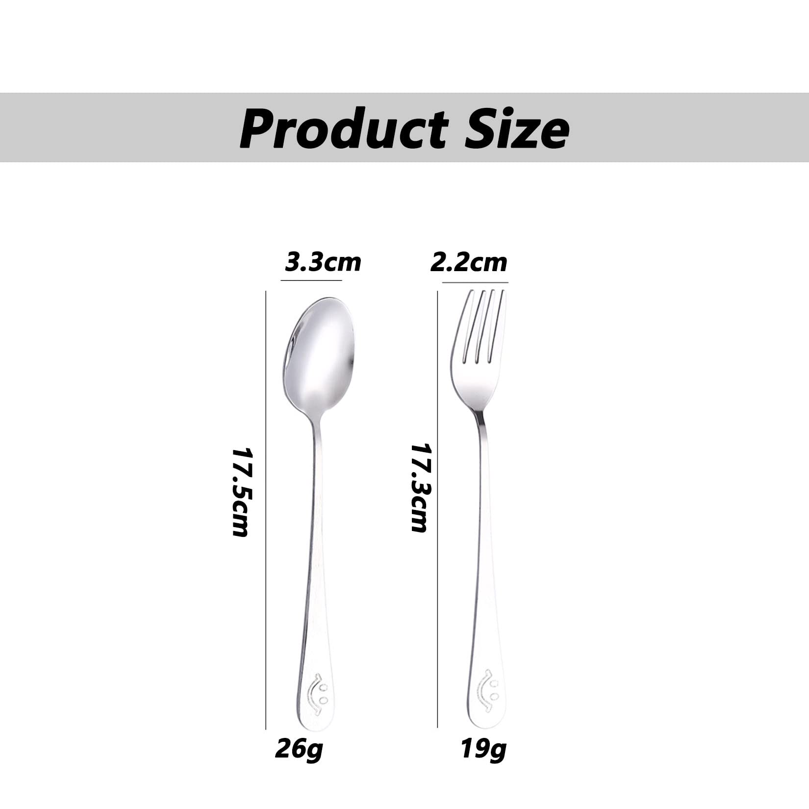 Set Di Posate Forchette E Cucchiai, Posate A Manico Lungo in Acciaio Inossidabile Da 8 Pezzi, Set Di Cucchiai E Forchette Per La Casa Per 4 Persone, Adatto Per L'uso Quotidiano.,Argento,4set