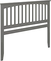 Vista 18 de Atlantic, muebles con cabecera tipo Mission, Madera, Espresso