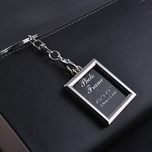 Luoem 6Pcs Photo Frame Keychain Set Mini Picture Frame Key Chain Ornament For Boyfriend Lover Dad Mum Grandpa (Rectangle) #TOP1