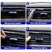 Kewucn 20 PCS Car Air Conditioner Vent Decorative Strip, Waterproof Bendable Auto Air Vent Decoration, Universal Vehicle Interior Accessories Suitable for Straight Air Vents (Shiny Blue)