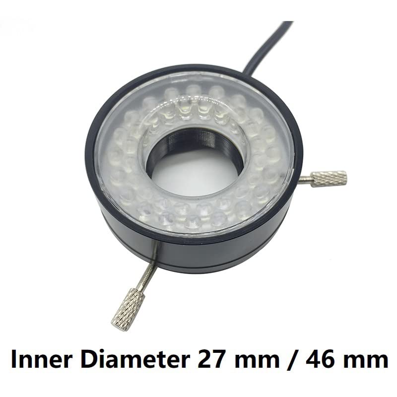 Microscope 7-45X Binocular Stereo Microscope Industrial Microscope Zoom Magnification Head +WD165 0.5X 2.0X 1X Auxiliary Objective Lens(3.5X-45X Black)