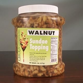 10 Vegetarian Dessert Recipes Simple and Satisfying 105 I.Rice & Company Wet Walnut Topping, 5 Pound Jar | 1 Each